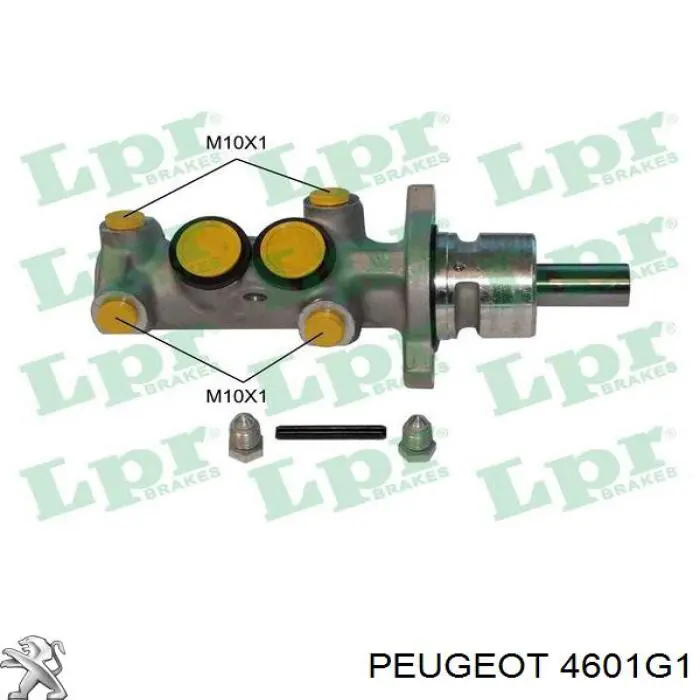 Compre 4601G1 Peugeot/Citroen Cilindro mestre do freio