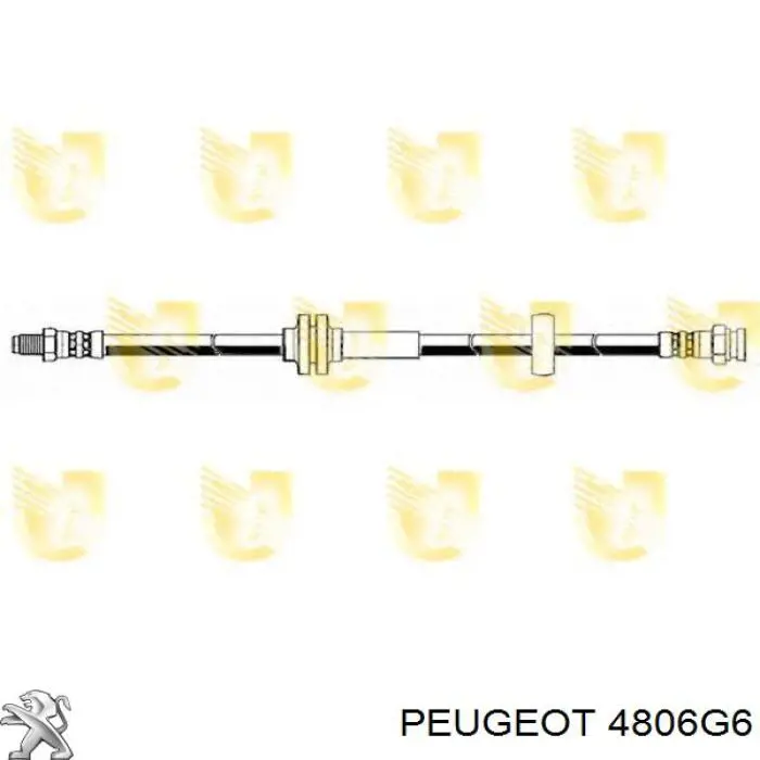 Mangueira do freio dianteira Peugeot/Citroen 4806G6 preço, a partir de 13,75 USD