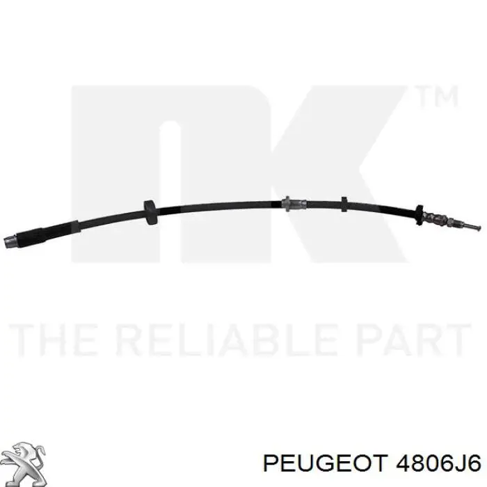 Compre 4806J6 Peugeot/Citroen Mangueira do freio dianteira