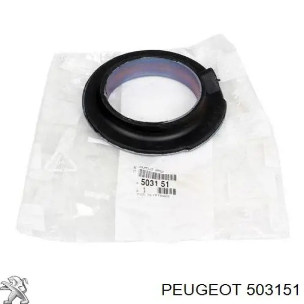 Compre 503151 Peugeot/Citroen Espaçador (anel de borracha) da mola dianteira superior