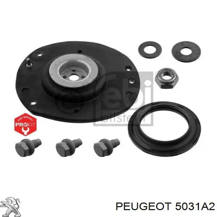 Suporte de amortecedor dianteiro esquerdo Peugeot/Citroen 5031A2 preço, a partir de 36,02 USD