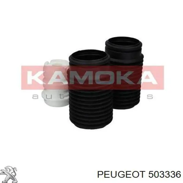 503336 Peugeot/Citroen Pára-choque (grade de proteção) de amortecedor dianteiro