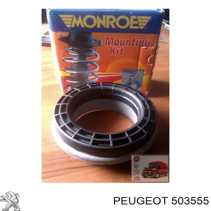 Compre 503555 Peugeot/Citroen Rolamento de suporte do amortecedor dianteiro