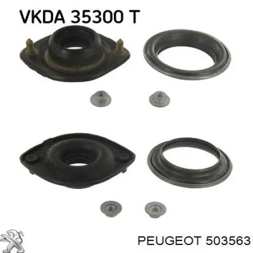 Compre 503563 Peugeot/Citroen Rolamento de suporte do amortecedor dianteiro