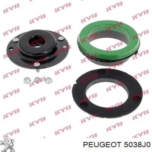 Compre 5038J0 Peugeot/Citroen Suporte de amortecedor dianteiro direito