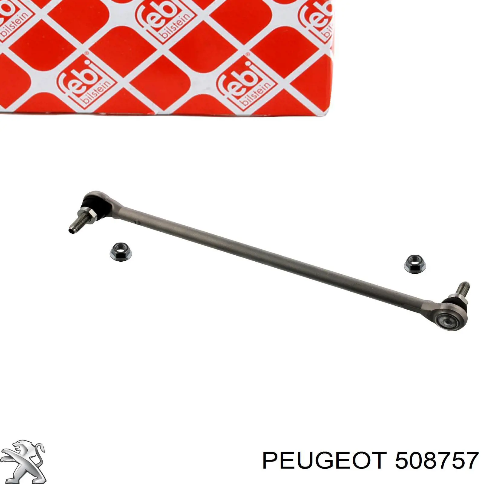 Compre 508757 Peugeot/Citroen Montante de estabilizador dianteiro