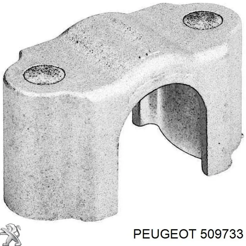 Braçadeira de fixação da bucha de estabilizador dianteiro Peugeot/Citroen 509733 preço, a partir de 10,14 USD