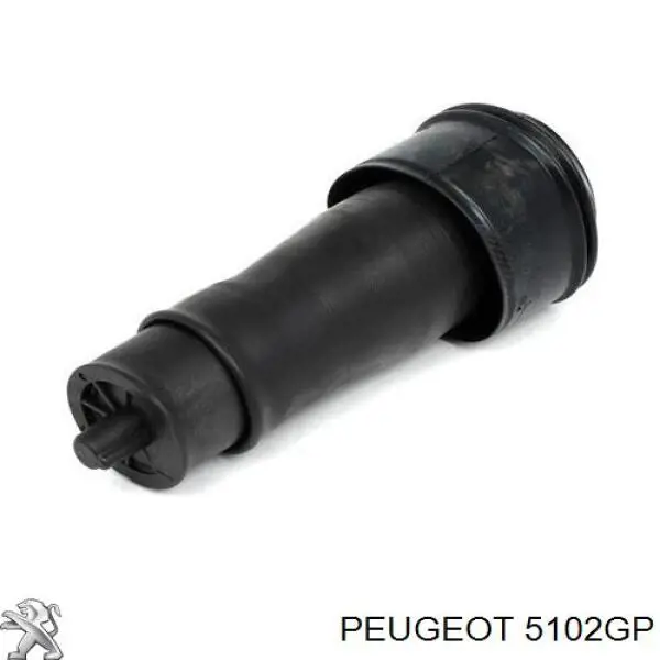 5102GP Peugeot/Citroen Coxim pneumático (suspensão de lâminas pneumática) do eixo traseiro