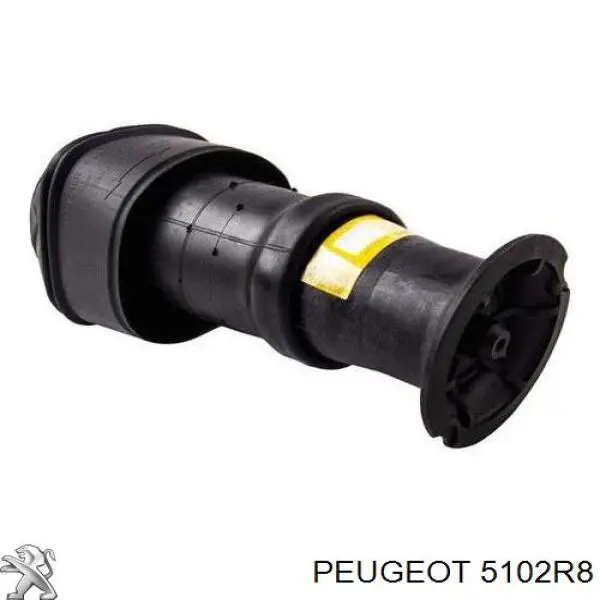 Coxim pneumático (suspensão de lâminas pneumática) do eixo traseiro Peugeot/Citroen 5102R8