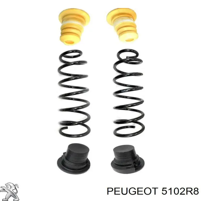 Coxim pneumático (suspensão de lâminas pneumática) do eixo traseiro Peugeot/Citroen 5102R8 preço, a partir de 144,31 USD
