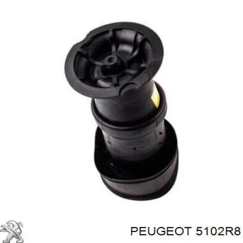 5102R8 Peugeot/Citroen Coxim pneumático (suspensão de lâminas pneumática) do eixo traseiro