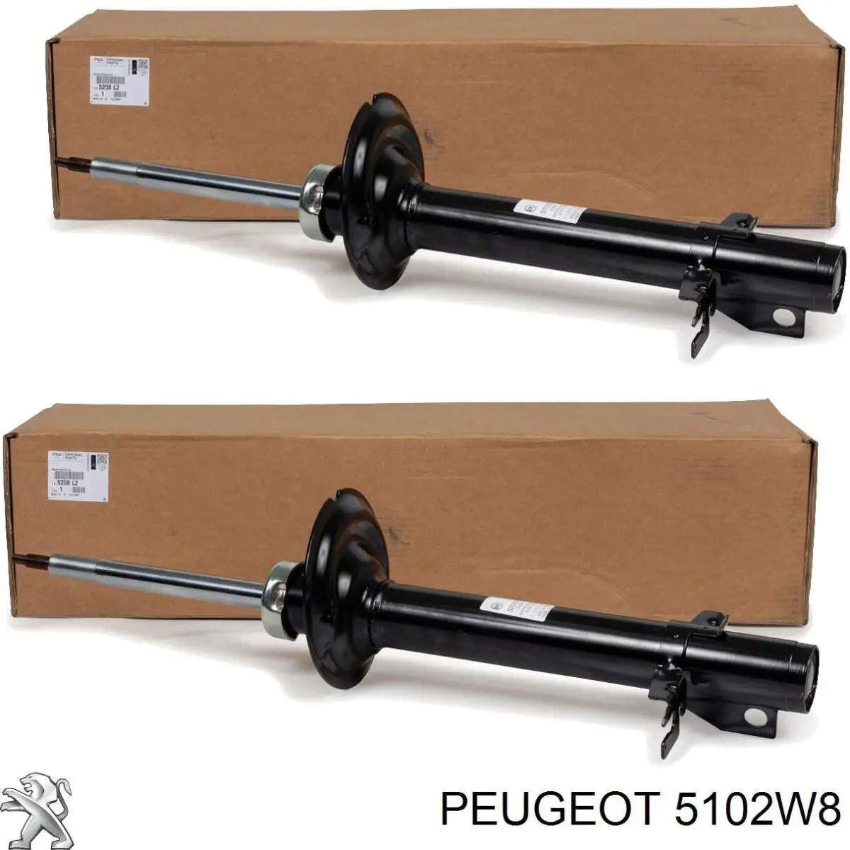 Compre 5102W8 Peugeot/Citroen Coxim pneumático (suspensão de lâminas pneumática) do eixo traseiro