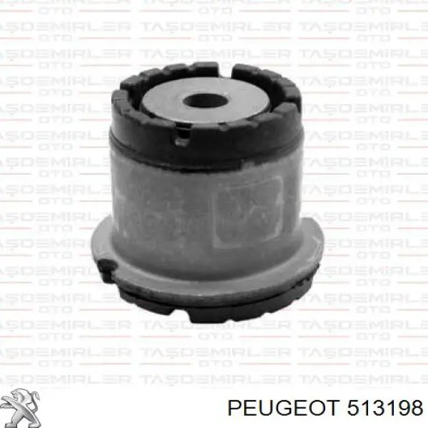 513198 Peugeot/Citroen Bloco silencioso de viga traseira (de plataforma veicular)