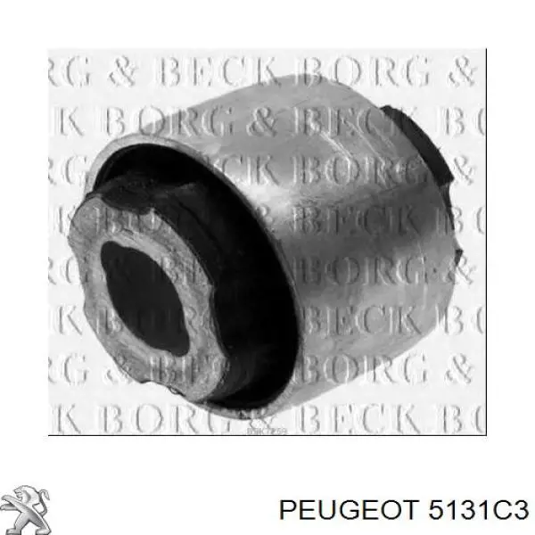 Compre 5131C3 Peugeot/Citroen Bloco silencioso do braço oscilante inferior traseiro longitudinal
