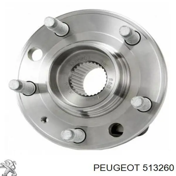 Compre 513260 Peugeot/Citroen Bloco silencioso do braço oscilante inferior traseiro longitudinal
