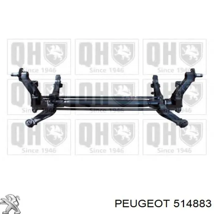 Viga de suspensão traseira (plataforma veicular) Peugeot/Citroen 9830149780 preço, a partir de 499,72 USD