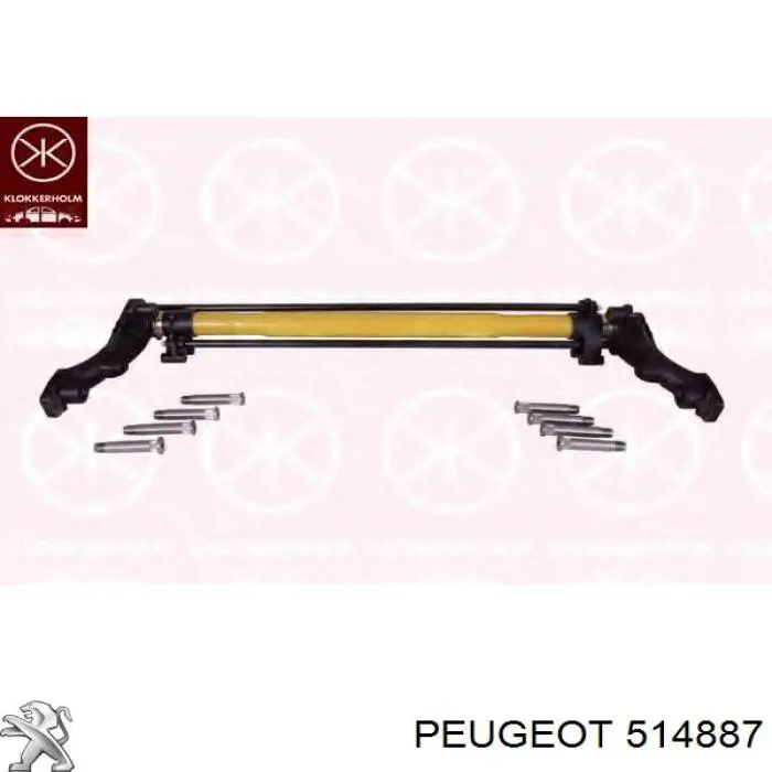 514887 Peugeot/Citroen Viga de suspensão traseira (plataforma veicular)