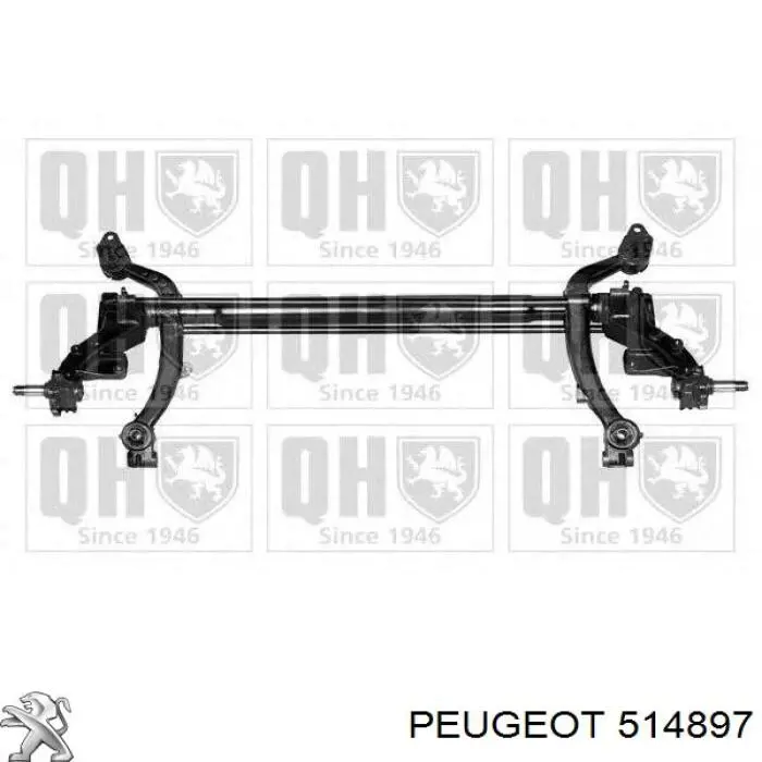 Compre 514897 Peugeot/Citroen Viga de suspensão traseira (plataforma veicular)