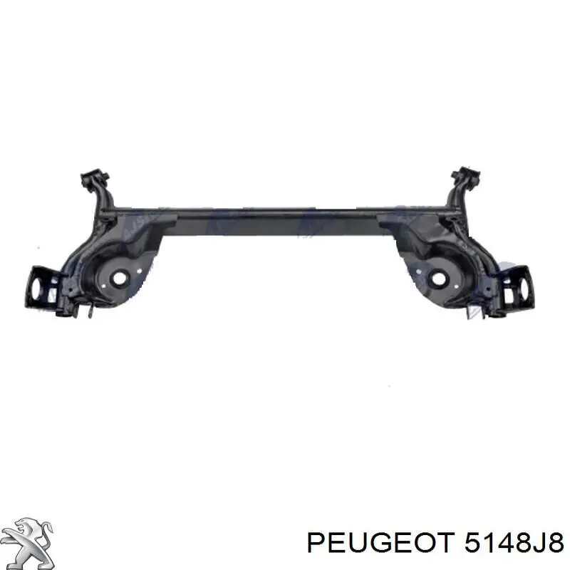 5148J8 Peugeot/Citroen Viga de suspensão traseira (plataforma veicular)