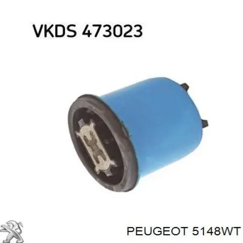 Compre 00005148R9 Peugeot/Citroen Viga de suspensão traseira (plataforma veicular)