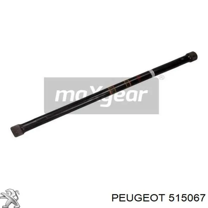 515067 Peugeot/Citroen Barra de torção traseira direita