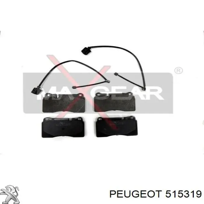 Compre 515319 Peugeot/Citroen Parafuso (porca) de fixação