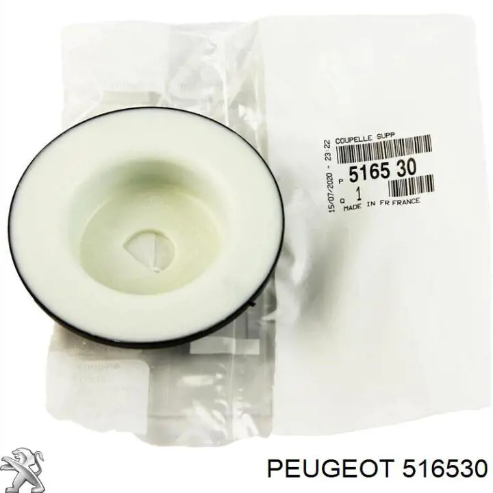 516530 Peugeot/Citroen Espaçador (anel de borracha) da mola traseira superior
