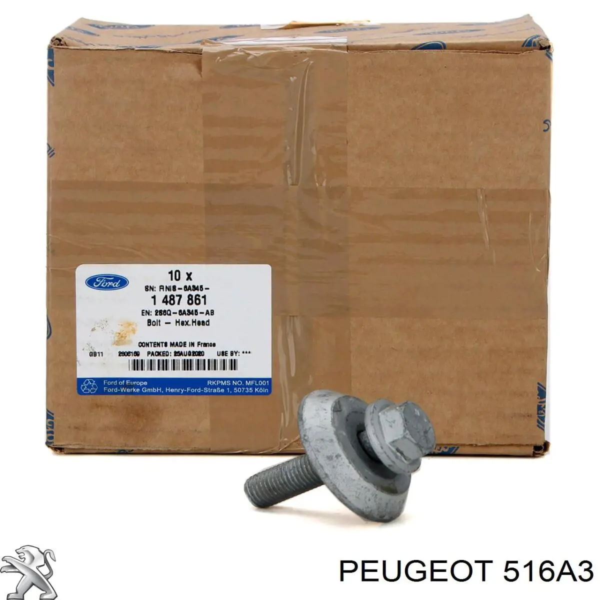 Parafuso da polia de cambota Peugeot/Citroen 516A3 preço, a partir de 8,15 USD