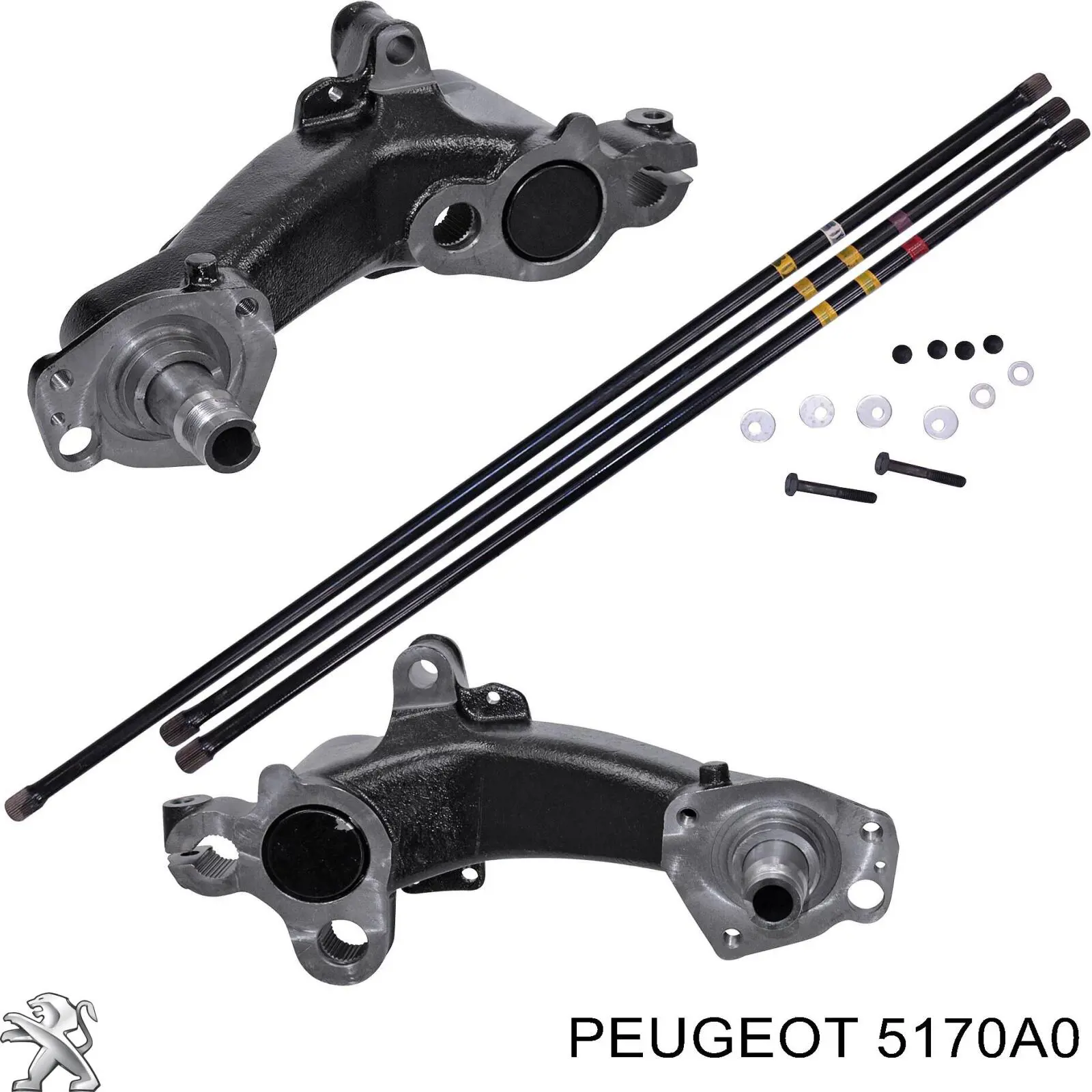 Compre 5170A0 Peugeot/Citroen Estabilizador traseiro