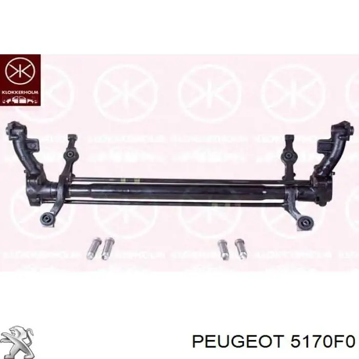 5170F0 Peugeot/Citroen Barra de torção traseira