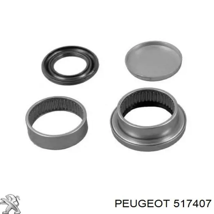 Compre 517407 Peugeot/Citroen Bloco silencioso de viga traseira (de plataforma veicular)