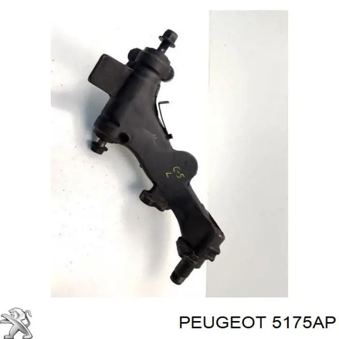 5175AP Peugeot/Citroen Braço oscilante (tração) longitudinal inferior esquerdo de suspensão traseira