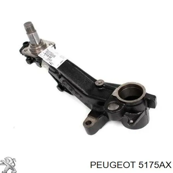 5175AX Peugeot/Citroen Braço oscilante (tração) longitudinal inferior direito de suspensão traseira