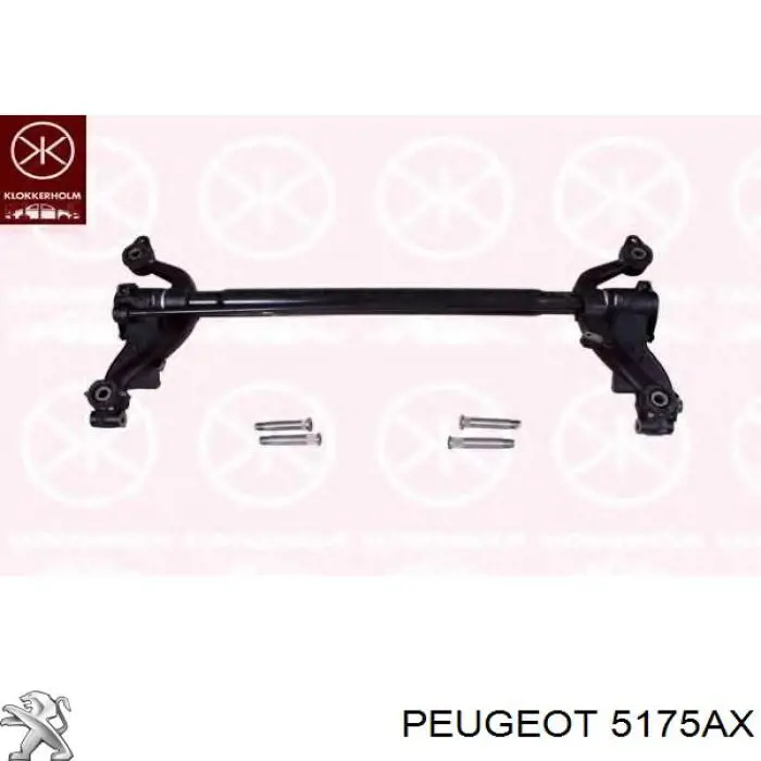 Braço oscilante (tração) longitudinal inferior direito de suspensão traseira Peugeot/Citroen 5175AX preço, a partir de 341,63 USD