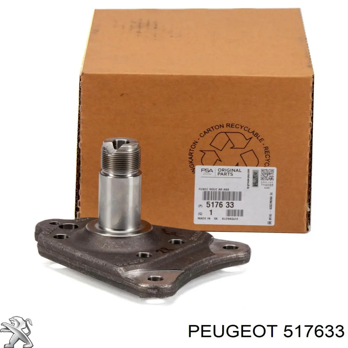 517633 Peugeot/Citroen Pino moente (extremidade do eixo) traseiro