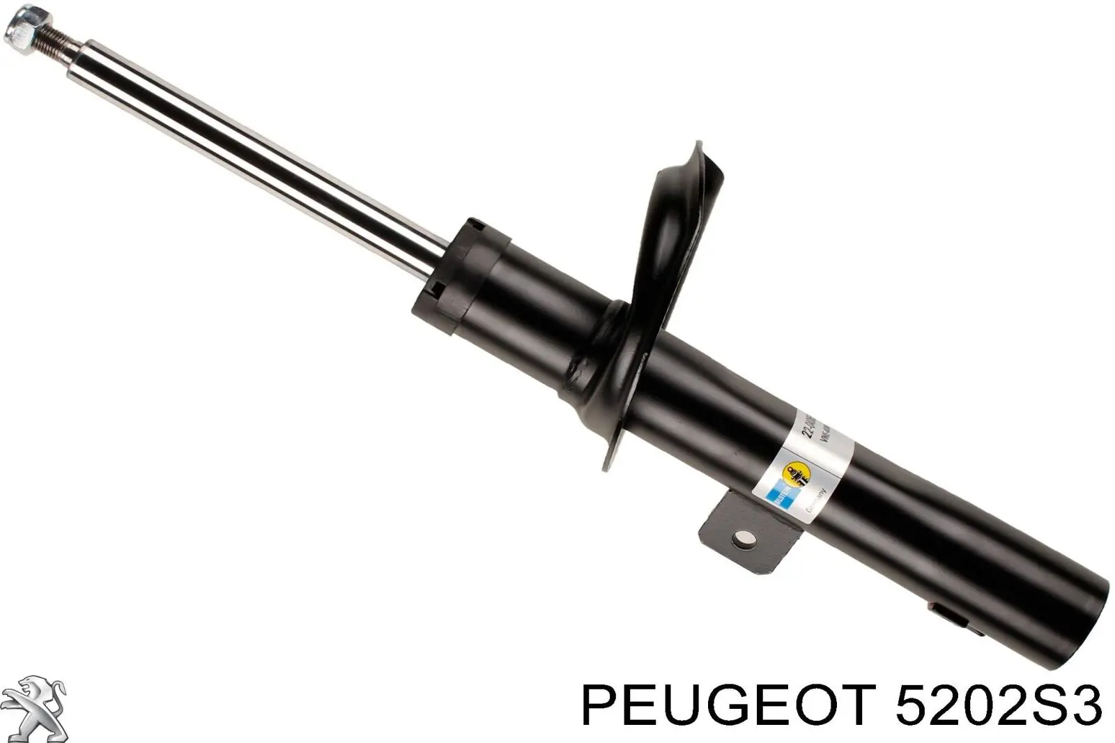 5202S3 Peugeot/Citroen Amortecedor dianteiro esquerdo