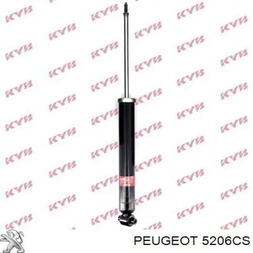 5206CS Peugeot/Citroen Amortecedor traseiro