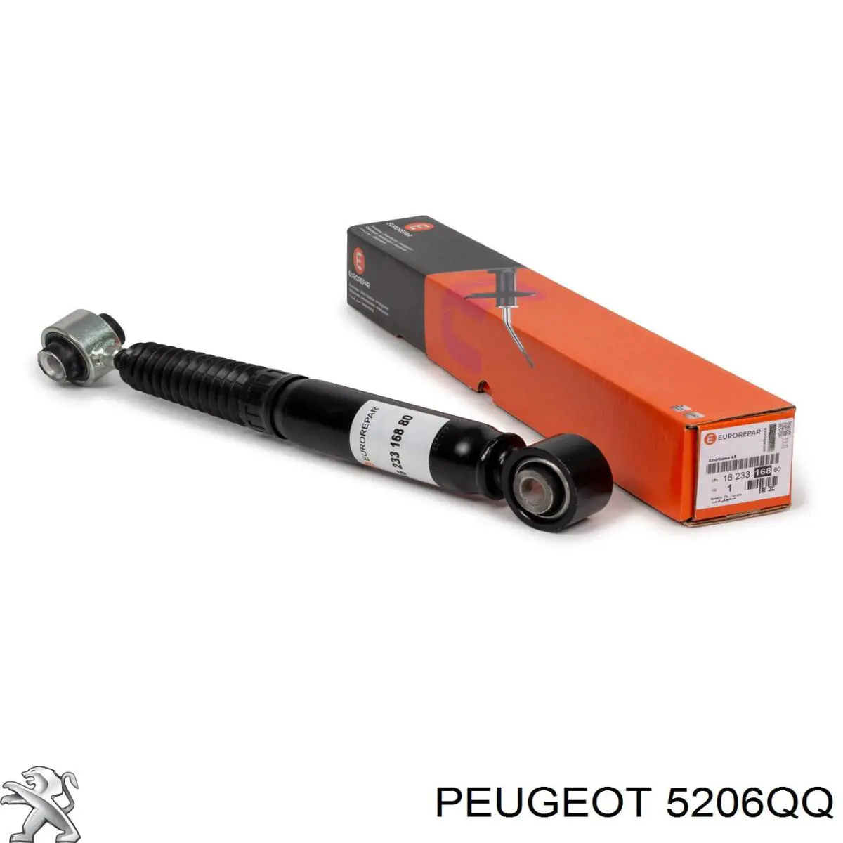 5206QQ Peugeot/Citroen Amortecedor traseiro