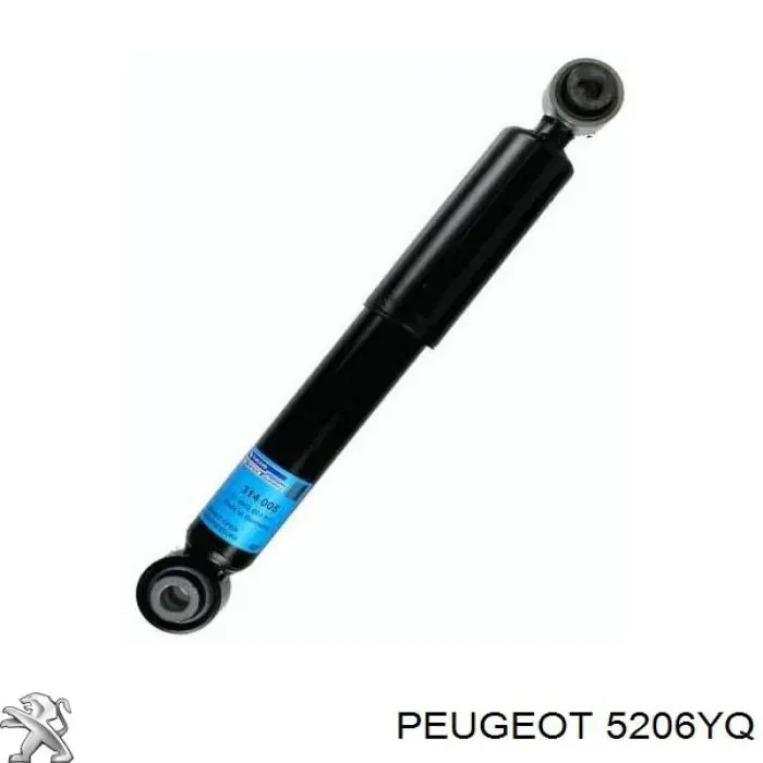 Compre 5206YQ Peugeot/Citroen Amortecedor traseiro