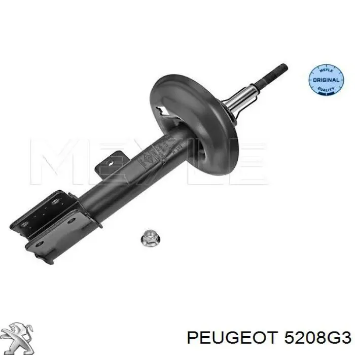 5208G3 Peugeot/Citroen Amortecedor dianteiro direito