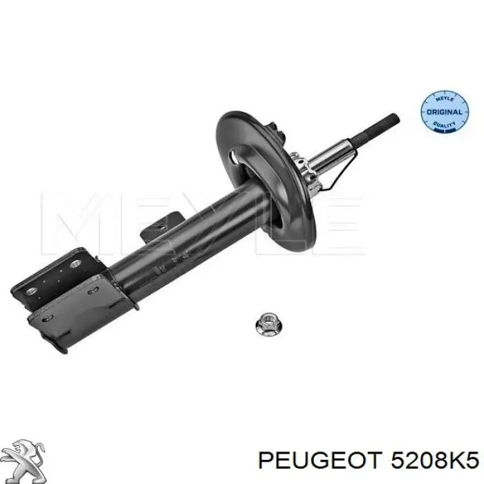 5208K5 Peugeot/Citroen Amortecedor dianteiro direito