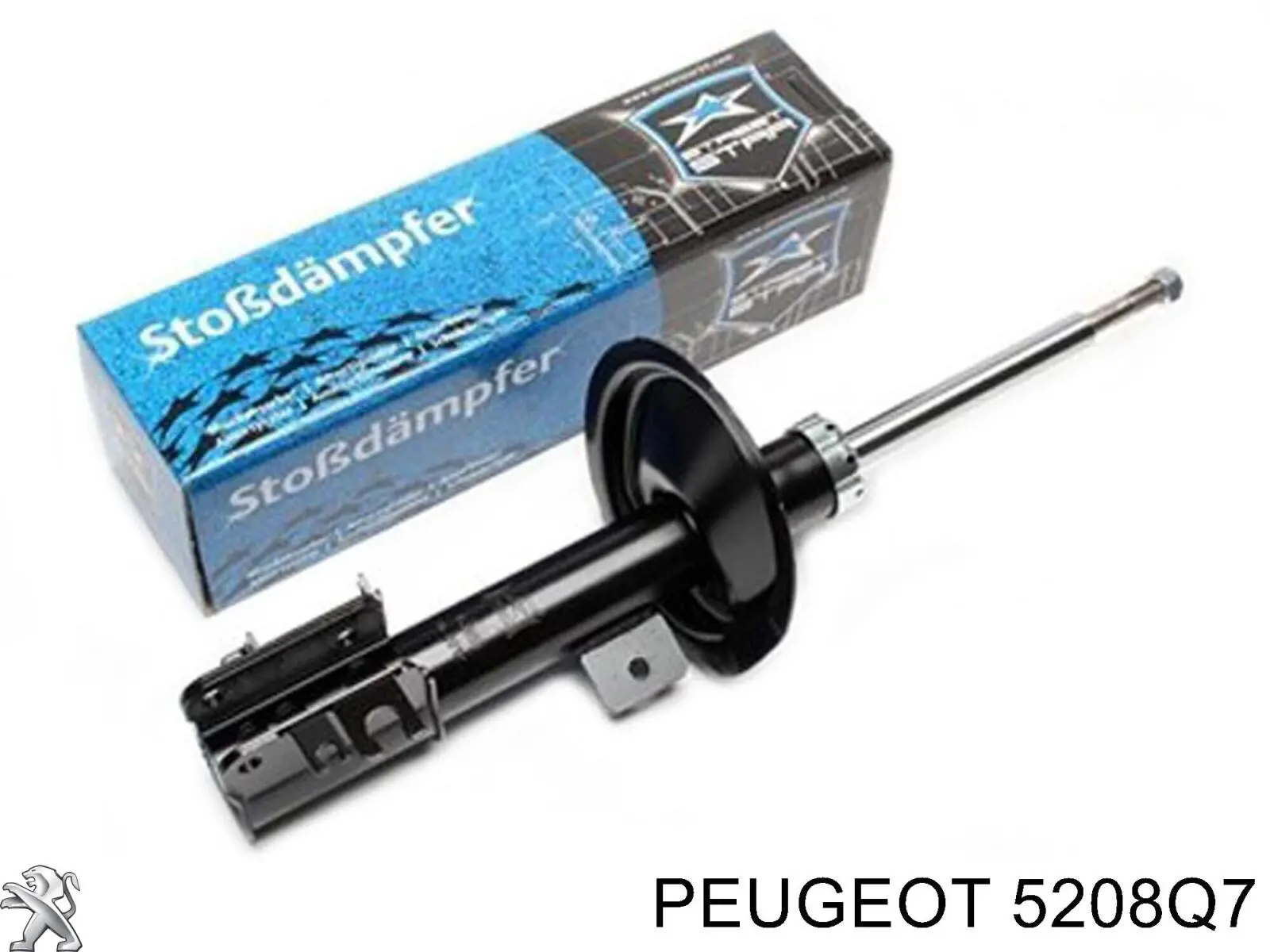 Compre 5208Q7 Peugeot/Citroen Amortecedor dianteiro direito