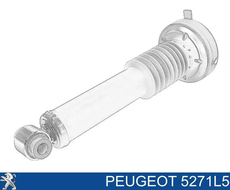 5271L5 Peugeot/Citroen Amortecedor dianteiro esquerdo
