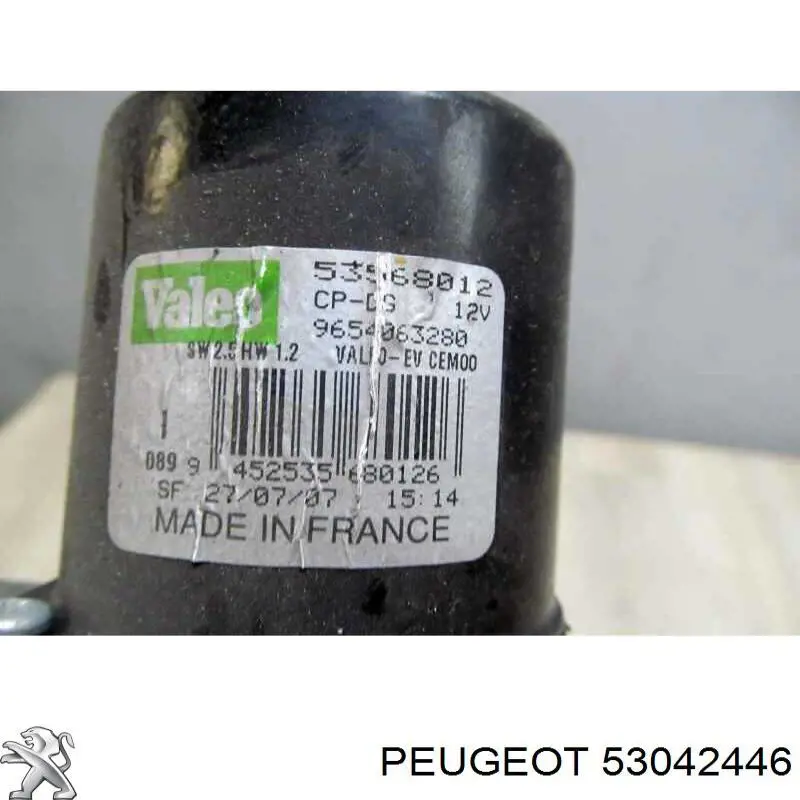 Motor de limpador pára-brisas do pára-brisas Peugeot/Citroen 53042446 preço, a partir de 40,93 USD