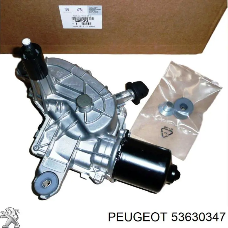 53630347 Peugeot/Citroen Motor de limpador pára-brisas do pára-brisas