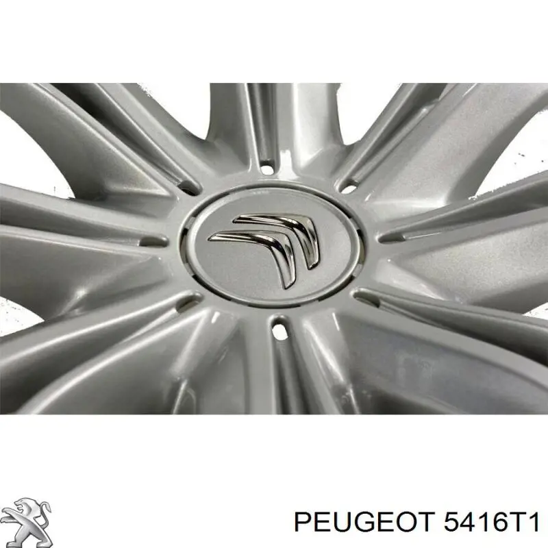 Coberta de disco de roda 00005416T1 Peugeot/Citroen