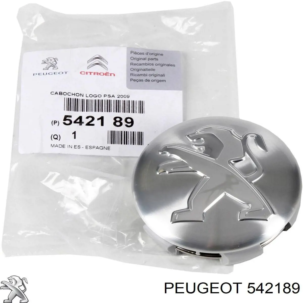 542189 Peugeot/Citroen Suporte do freio dianteiro esquerdo