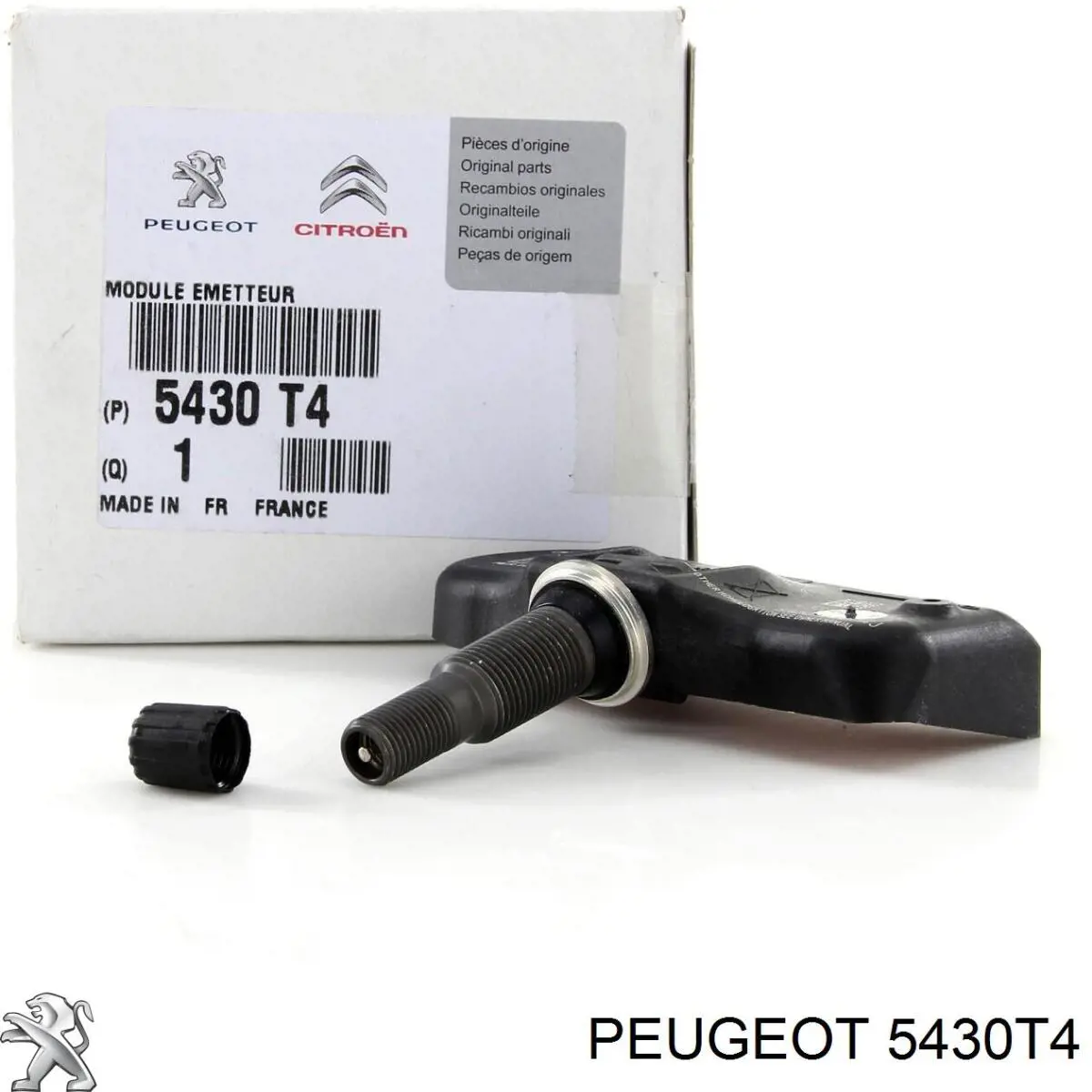 Sensor de pressão de ar nos pneus Peugeot/Citroen 5430T4 preço, a partir de 53,81 USD