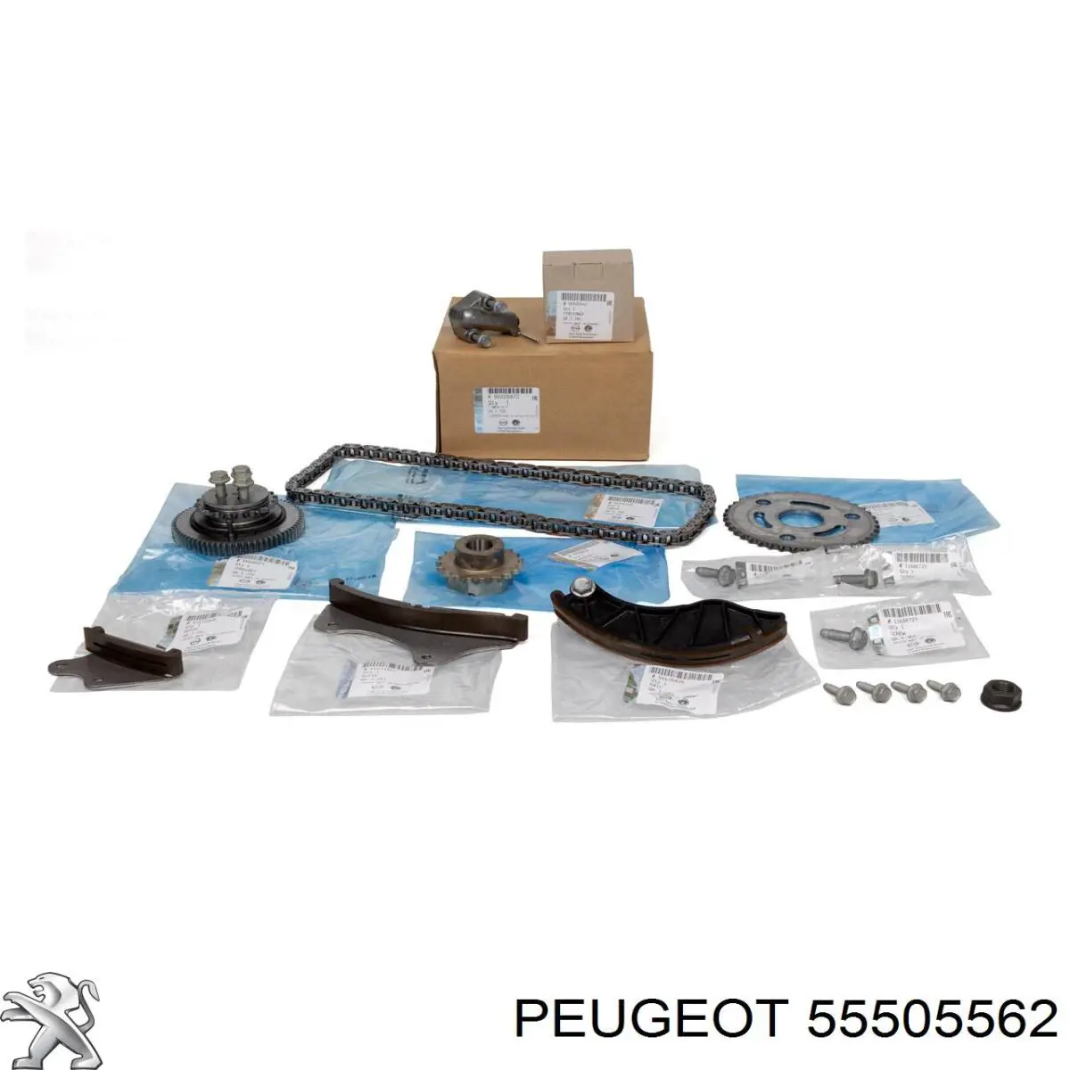 Reguladora de tensão da cadeia do mecanismo de distribuição de gás 55505562 Peugeot/Citroen