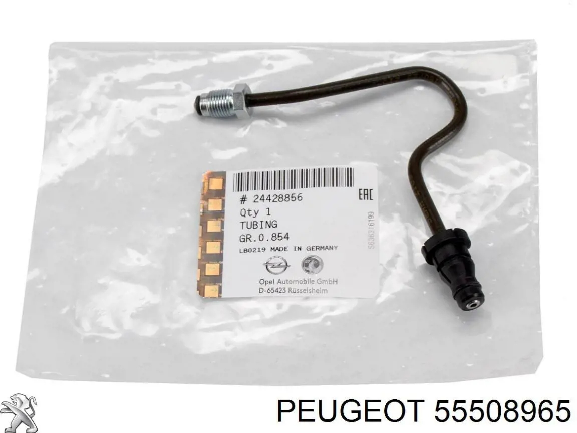 Cilindro de trabalho de embraiagem 55508965 Peugeot/Citroen